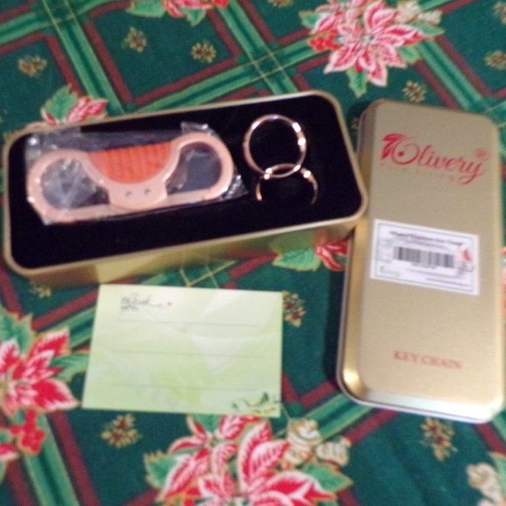 NWT Pink Key Ring
